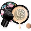 Beliky Girl Cuscino d'aria per la testa a fungo CC Cream Fondotinta in crema Correttore Trucco Idratante Pigmento illuminante Fondotinta liquido, Base per il trucco BB #Naturale