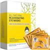 Doppeltree Patch Occhi (18 Paia) - Maschera Occhi Anti Età - Trattamento Occhiaie, Borse, Rughe, Gonfiore - Oro 24K, Collagene, Acido Ialuronico, Idrogel