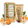 Panier des Sens - Crema Mani per Pelle Secca Fiore d'Arancio - Mini Crema Mani Idratante - Con Olio d'Oliva e di Mandorla - Fabbricato in Francia - 96% di Ingredienti Naturali - 75ml