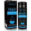 CCKULOOB Fibre per la Costruzione dei Capelli Correttore per la Perdita dei Capelli Spray di Polvere per Capelli in Fibra di Qualità Professionale per Diradamento Per donne e uomini (Nero)