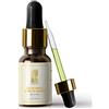 S.A Olio di semi di fico d'india biologico puro al 100%, spremuto a freddo, miglior olio antietà per viso, contorno occhi, antirughe, certificato biologico ECOCERT.10ml