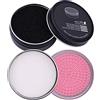 DUcare Pulisci Pennelli Make up, Pulizia Pennelli Trucco 2 Pezzi- Sapone Detergente Solido E Spugna Per La Rimozione Del Colore -Rimuove Il Colore Delle Ombre Dai Pennelli