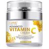 IFUDOIT Crema Viso alla Vitamina C con Acido Ialuronico, Crema Viso Giorno e Notte Naturale Antietà e Antirughe per Donne e Uomini, Aumenta il Collagene della Pelle, Illumina la Pelle Idratata e Rimpolpata