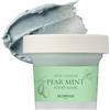 SKIN FOOD since 1957 SKIN FOOD pera menta alimentari mask 120g (4,23 once) - pore & sebo clearing, pelle raffreddamento bubbles scrub wash-off maschera con polvere di riso, lenitivo e idratante