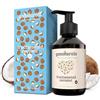 GoNaturals® Olio di Cocco Frazionato 100% Puro e Naturale -250ml- Olio di Cocco per Capelli, Corpo, Uso Intimo - Non Untuoso, Inodore - Base per Oli Essenziali e Massaggi