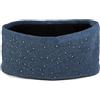 styleBREAKER Fascia donna in maglia fine con strass,Blu