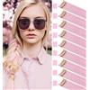FYHTSD 9PCS 21 '' Accessori moda rosa chiaro Pezzi di parrucca per bambini Estensione dei capelli colorati Più colori Festa Sintesi Haightlight Posticci colorati