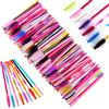 ZHANChen Scovolini Mascara Monouso Pettine Ciglia e Sopracciglia Multicolore per Extension Ciglia o Ciglia Finte 200PCS