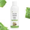 helixextra Aloe Vera Gel 99% Puro - da coltivazione Biologica - Lenitivo Doposole, Acne, Scottature e Irritazioni Pelle Sensibile - Idratante Viso Corpo Capelli - Post Depilazione e Rasatura - 200 ml