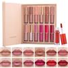Olasfa 12 Colori Set Rossetti Matte Lunga Durata Rossetto Liquido Impermeabile Tinta Labbra Lucidalabbra Make Up Lipstick Regalo di Compleanno per Donna Ragazze