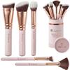 Lamora Pennelli Make Up Contouring Professionali Pennello Contouring Kabuki - Per Applicare Fondotinta, Arrossire, Contouring Creme et Polveri - Set Vegano et Non Testato Sugli Animali
