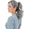 CAISHA 30cm Posticcio Per Capelli Helena Con Pinza Capelli Voluminoso Parrucche Donna Ondulato Mix Grigio H126