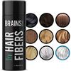 Brains & Son Fibra per Capelli | Infoltimento Premium con Effetto Immediato per Stempiatura/Alopecia - Polvere da Spargere | 25g (Bianco)