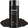 Maxter Bunee Fibre Capelli - Nascondi Istantaneamente la Caduta dei Capelli - Polvere di Microfibre Cotone 100% Naturale per Uomini e Donne (Castano Scuro 27.5g)