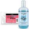 MYLEE Kit unghie Mylee Prep & Polish con 100 salviette senza residui per smalto gel UV LED NUOVA manicure