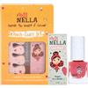 Miss Nella KIT UNGHIE E SMALTO PER UNGHIE - smalto per unghie peel off, adesivi per unghie, tatuaggi, lima per unghie e separatori delle dita dei piedi