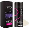 Maxter FIBRE CAPELLI Bianco - Polvere Volumizzante Capelli per Nascondere la Caduta dei Capelli e la Calvizie - Fibre Cheratina per Capelli - Polvere per Capelli Uomo e Donna - Hair Fiber
