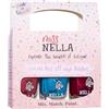 Miss Nella Smalto per unghie con glitter per bambine, confezione da 3 Winter Glitters nei colori: Sugar Hugs, Jazzberry Jam e Under The Sea; formula rimovibile a base di acqua