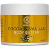 AROMATIKA trust the power of nature Cocoa & Vanilla Butter 250g - Burro per Corpo al Cacao & Vaniglia - Crema Idratante Naturale per il Corpo - Trattamenti Multiuso - Burro per Massaggi - Crema Mani e Corpo a Base di Burro di Cacao