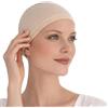 LUTTMANN® Wigs Bamboo Wig Cap protezione per la testa sotto la cuffia in colore beige - indossabile sotto parrucche di capelli umani, parrucche di capelli sintetici, foulard, berretti, turbanti