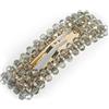 styleBREAKER mollette per capelli da donna con perle in plastica e chiusura a clip, molletta 04027007, colore:Grigio