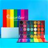 Afflano Palette Ombretti Make up Professionali Arcobaleno Colorati,Afflano Eyeshadow Palette Matte Glitter,Rosa Rosso Arancio Giallo Verde Blu Viola,Ombretto Palette per Trucco Luminoso Sfumabile per le Donne