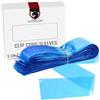 WARRIOR Copri Grip Cord Manicotti della Copertura del cavo del Macchina del Tatuaggio 5x116cm Conf. da 125pcs Colori Rosso Blu Nero (BLU)