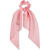 styleBREAKER cravatta per capelli da donna unicolore con fiocco in stile retrò, elastico, scrunchie, treccia, fascia per capelli 04027040, colore:Rosé