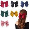 Rkllejs 6 Pezzi Capelli Fiocco Grande, Fermaglio Fiocco Capelli, Fiocchi Capelli Grandi, Raso Grande Fiocco, Per Partecipare a Feste, Cerimonie, Compleanni, Feste, Festeggiamenti, Matrimoni, 6 Colori