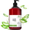 B.O.T cosmetic & wellness Aloe Vera Gel,100% Puro y Naturale, Biologico, Doposole, Rinfrescante, Scottature, Idratante, Corpo, Viso, Mani, Gel Capelli, Acne, Cicatrici, Post Depilazione, Dopobarba 500 ml