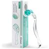 Ebeizi Derma Roller 0,3 mm con micro-aghi individuali in titanio - Strumento delicato per microneedling nella routine quotidiana di cura della pelle e del cuoio capelluto