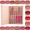 Beauty Searcher Rossetto 12 pezzi Matte Liquid Lipgloss Rossetto Matte Kit lucidalabbra per liquido opaco Kit regalo liquido per cosmetici a lunga durata impermeabile