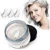 HTRUIYATY Cera per Tintura per Capelli Temporanea, Cera per Capelli Lavabile Formula Botanica, Adatto per la Modellazione di Halloween di Tutti i Giorni e Delle Feste (120g Bianco)