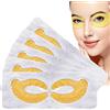 KlsyChry Maschera per gli occhi, Eye Patch, Eye Mask, Occhi Pads, Maschera d'occhio del collagene, Maschere Eye Gel Patches - Idratante, anti-rughe, anti-età, cerchi scuri ed elimina tasche, 5 Pairs