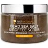 Pranaturals Scrub Corpo Rivitalizzante ai Sali del Mar Morto 500g, Esfoliante e Nutriente, Ricco di Minerali Naturali, Ideale per Tutti i Tipi di Pelle (Caffé)