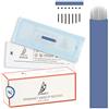 AWAKEN Aghi per Microblading 21 Pin Flat U per Sopracciglio Labbra Monouso Pre Sterile Eo gas Trucco permanente per Tatuaggio 0.20mm/50pcs(21 U)
