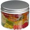 Tiegel XXL 200 ml Contenitori PET, trasparente, con coperchio in alluminio, 10 pezzi