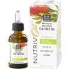 NUTRIVOIL Tea Tree Oil Puro Olio Melaleuca Alternifolia 30 ml Olio dai mille poteri