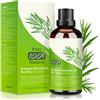 Aifanciey Tea Tree Oil Puro 100%, 100 ML Olio Essenziale Anti Acne, Brufoli, Punti Neri, Unghie, Capelli e Corpo - Olio Essenziale di Albero del Tè per Aromaterapia Diffusore e Massaggio