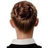 WIG ME UP - Chignon Crocchia Toupet Finemente Intrecciato Costume tradizionale Fermacapelli a pettine Forcina Castano Mix Castano scuro e Castano ramato N672-4T30