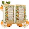 Panier des Sens Sapone Corpo e Mani Fiori d'Arancio - 2x150g Saponette | Sapone vegetale ai fiori d'arancio, deterge con delicatezza e lascia la pelle morbida e delicatamente profumata
