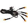 Bertoni Collana 5 Luci led Arancioni 3,5v