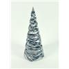 Due Esse Christmas Albero Cono 25cm Nastri Intrecciati blu