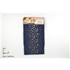 Due Esse Christmas Runner 28x30 cm con Tessuto Blue e Stelle oro
