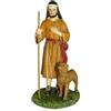 Ferrari & Arrighetti Pastorella con Cane per Presepe da 12 cm