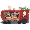 Giocoplast Natale Locomotiva C/paesaggio Wood & Charm 27x45x10 cm led Batt