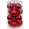 Inge's Christmas Box 12 Palle vt Rosso d 6 cm