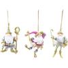 Mercury Pendente Babbo Natale in Resina 9x6xh.12.5 cm Prezzo Caduno Indicare il Modello
