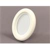 Vacchetti Portafoto da Tavolo Bianco Ovale cm 14x18x2,1