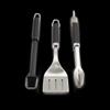 Weber Kit 3 Accessori Premium Pinza Paletta e Pennello Weber per Barbecue